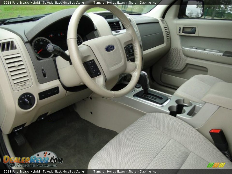 Stone Interior 2011 Ford Escape Hybrid Photo 12