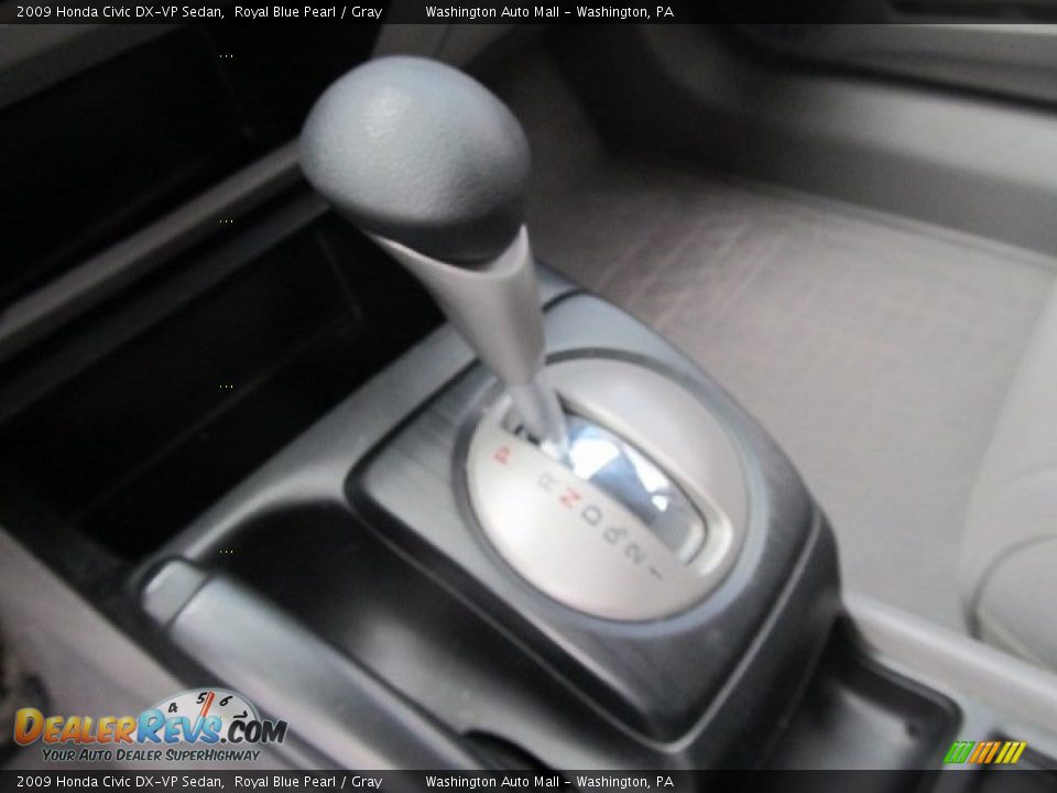 2009 Honda Civic DX-VP Sedan Royal Blue Pearl / Gray Photo #15