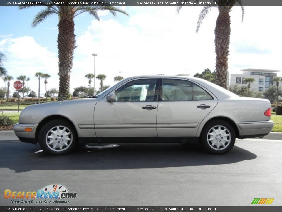 Smoke Silver Metallic 1998 Mercedes-Benz E 320 Sedan Photo #1