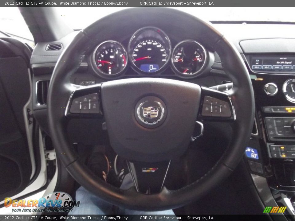 2012 Cadillac CTS -V Coupe Steering Wheel Photo #8