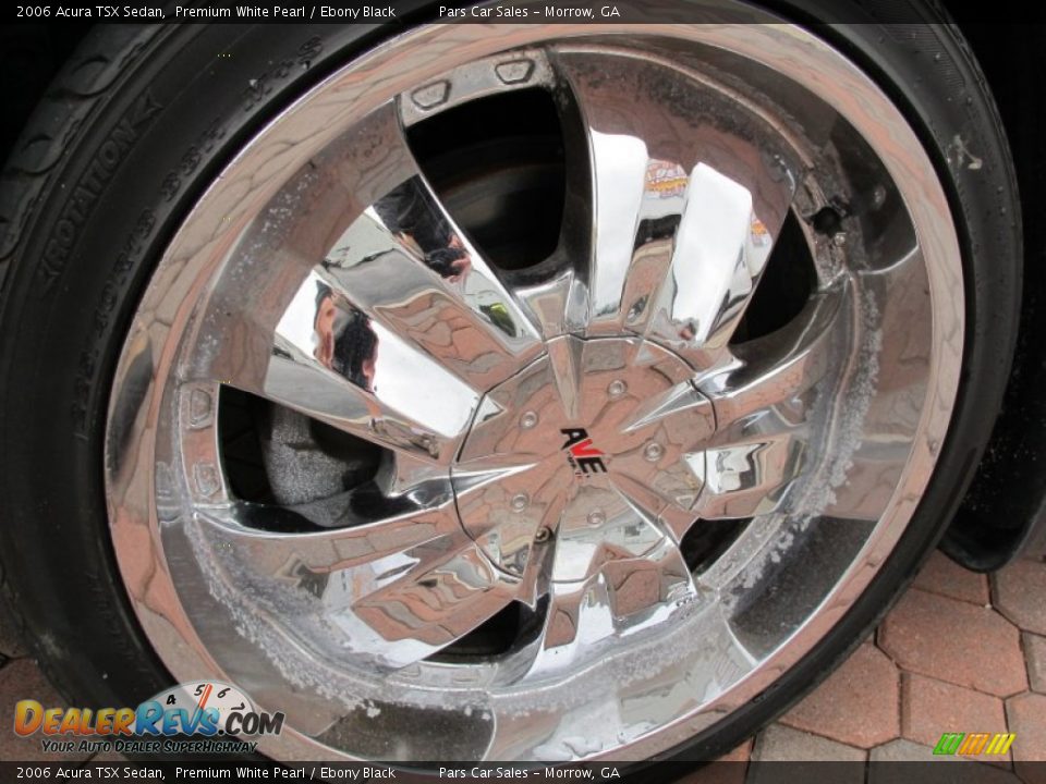 2006 Acura TSX Sedan Premium White Pearl / Ebony Black Photo #5