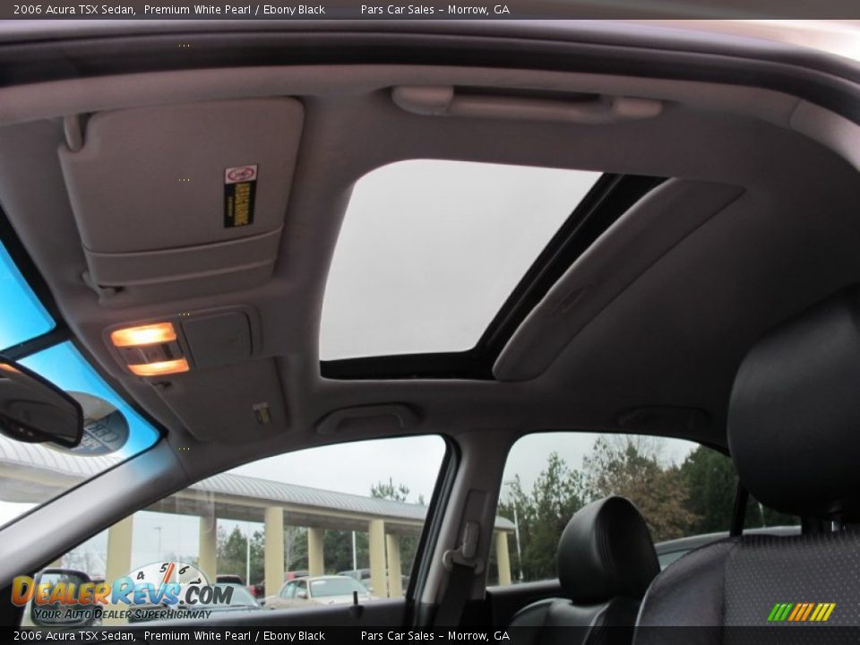 2006 Acura TSX Sedan Premium White Pearl / Ebony Black Photo #8