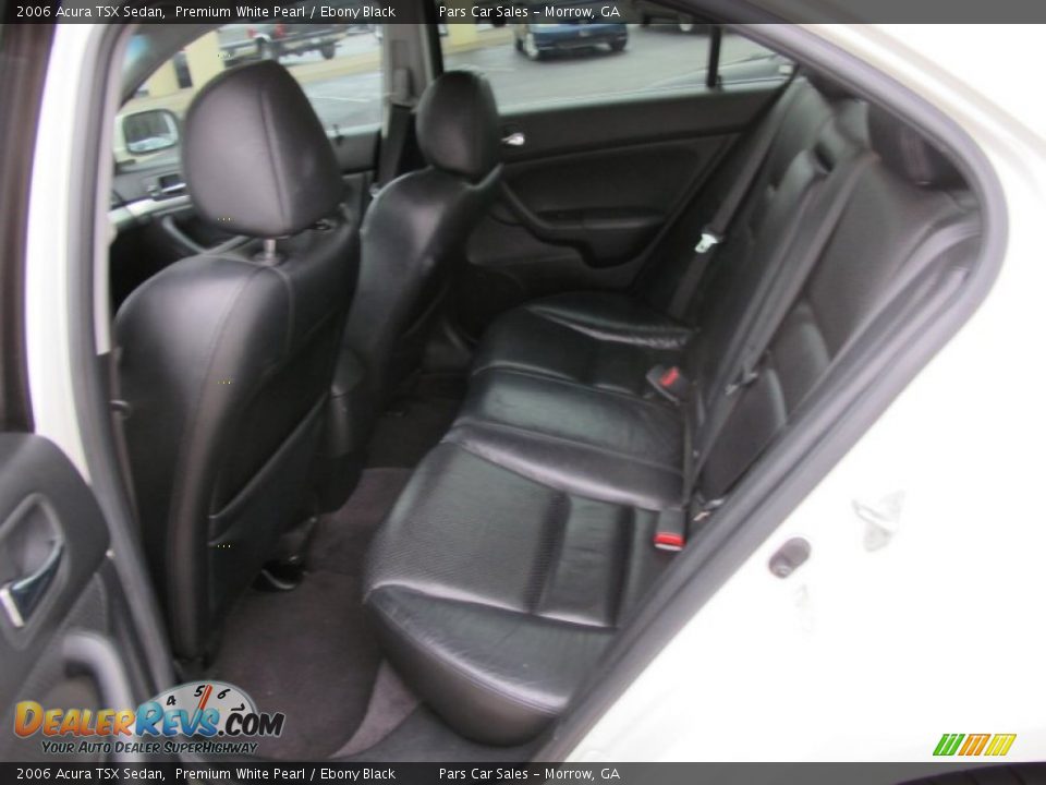 2006 Acura TSX Sedan Premium White Pearl / Ebony Black Photo #9