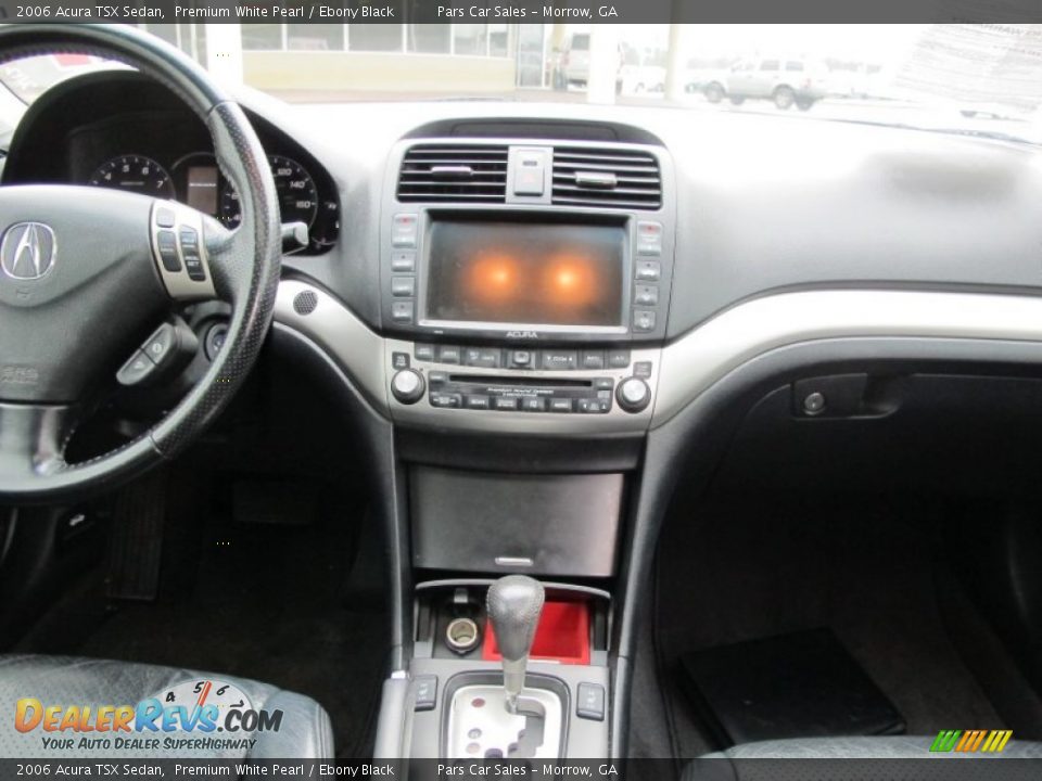 2006 Acura TSX Sedan Premium White Pearl / Ebony Black Photo #12