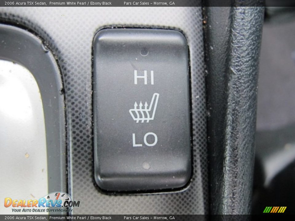 2006 Acura TSX Sedan Premium White Pearl / Ebony Black Photo #14