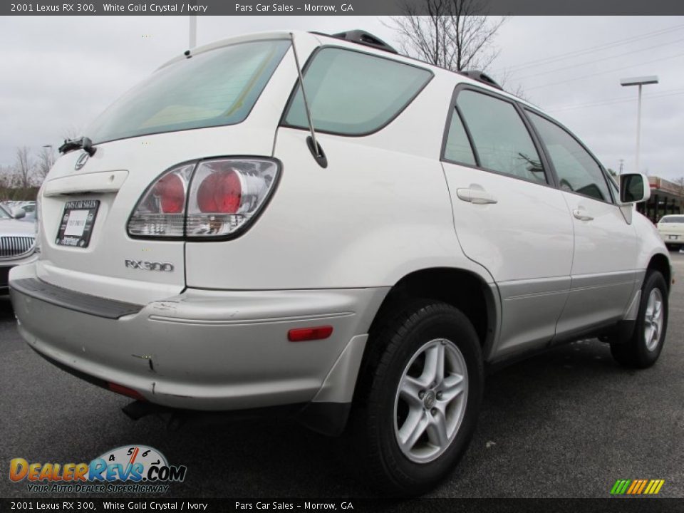 2001 Lexus RX 300 White Gold Crystal / Ivory Photo #3