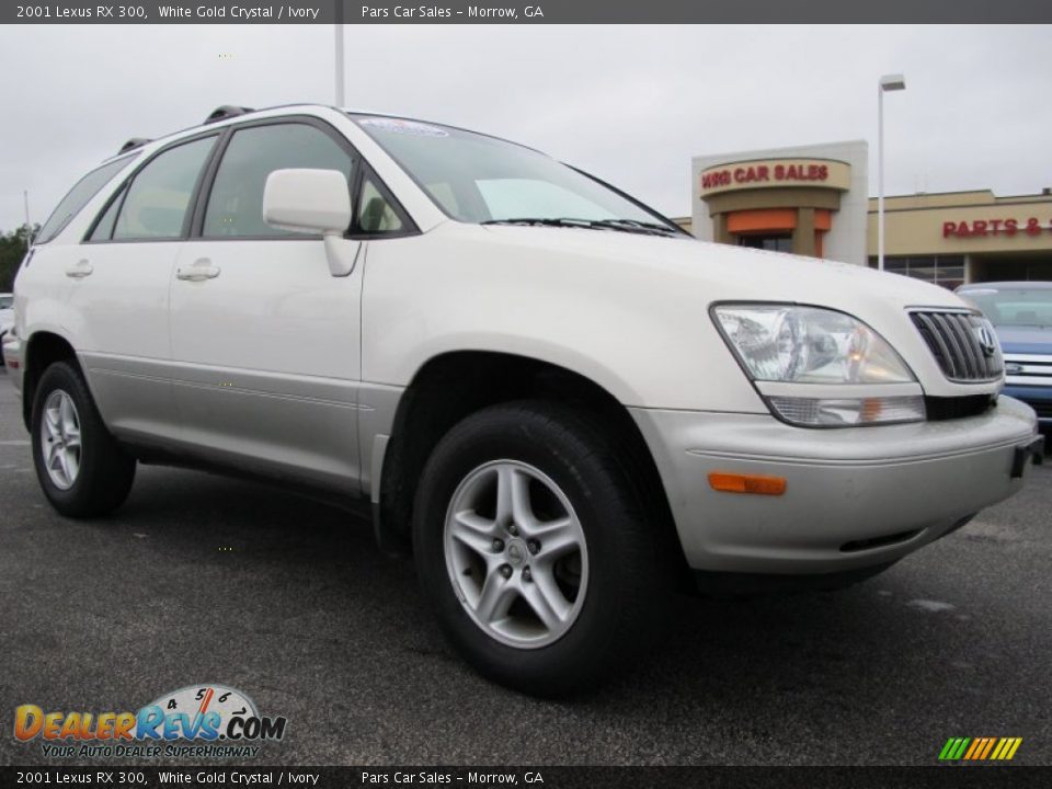 2001 Lexus RX 300 White Gold Crystal / Ivory Photo #4
