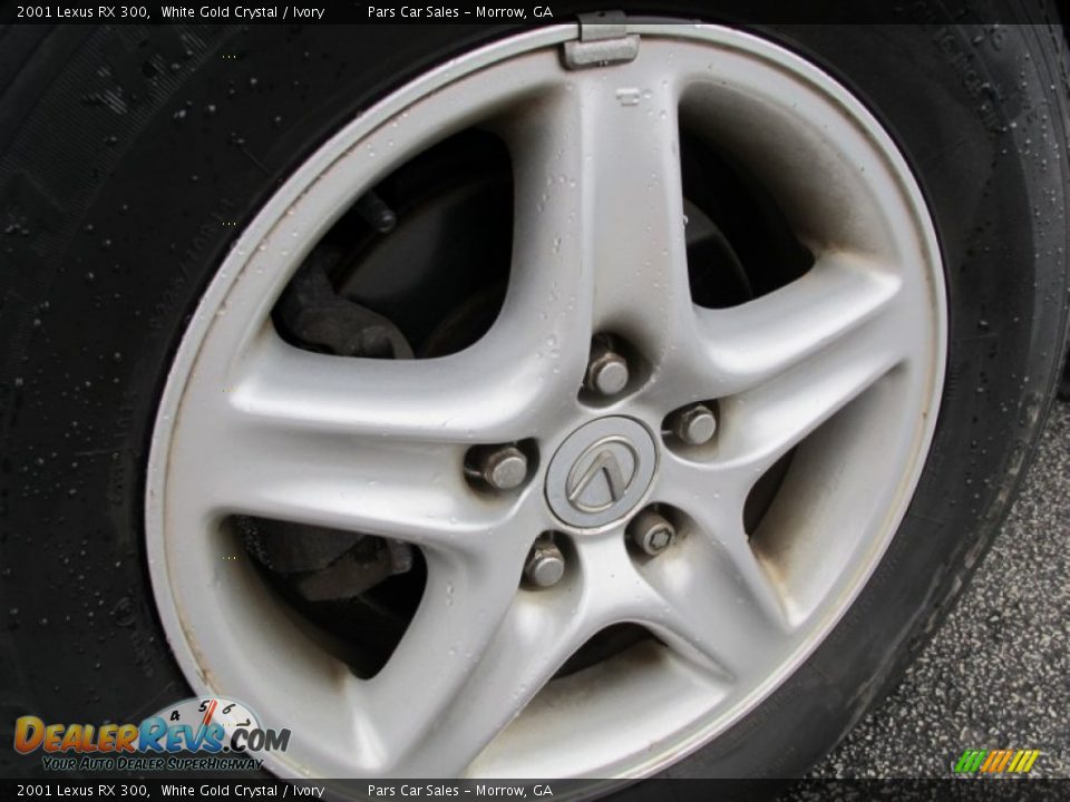 2001 Lexus RX 300 White Gold Crystal / Ivory Photo #5