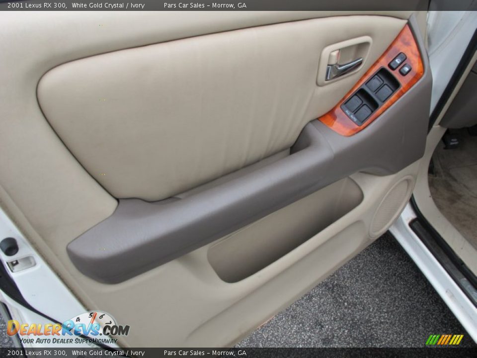 2001 Lexus RX 300 White Gold Crystal / Ivory Photo #7