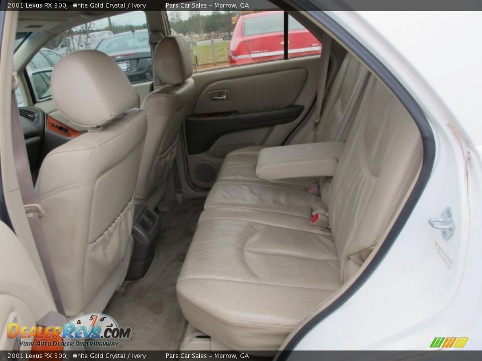 2001 Lexus RX 300 White Gold Crystal / Ivory Photo #8