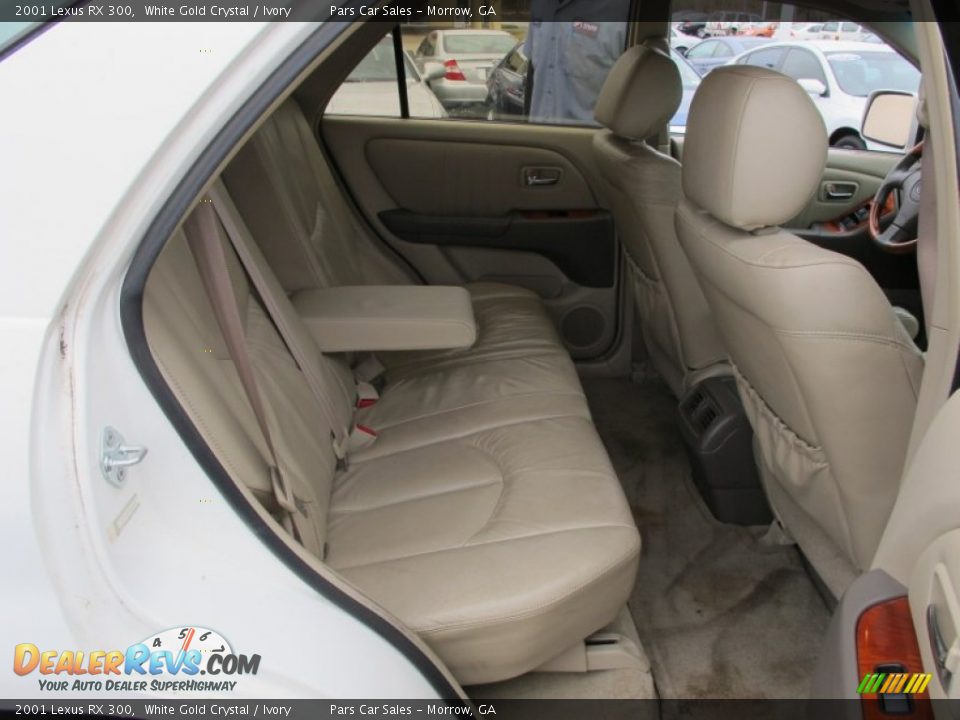 2001 Lexus RX 300 White Gold Crystal / Ivory Photo #10