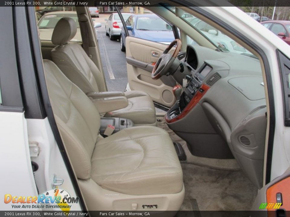 2001 Lexus RX 300 White Gold Crystal / Ivory Photo #11