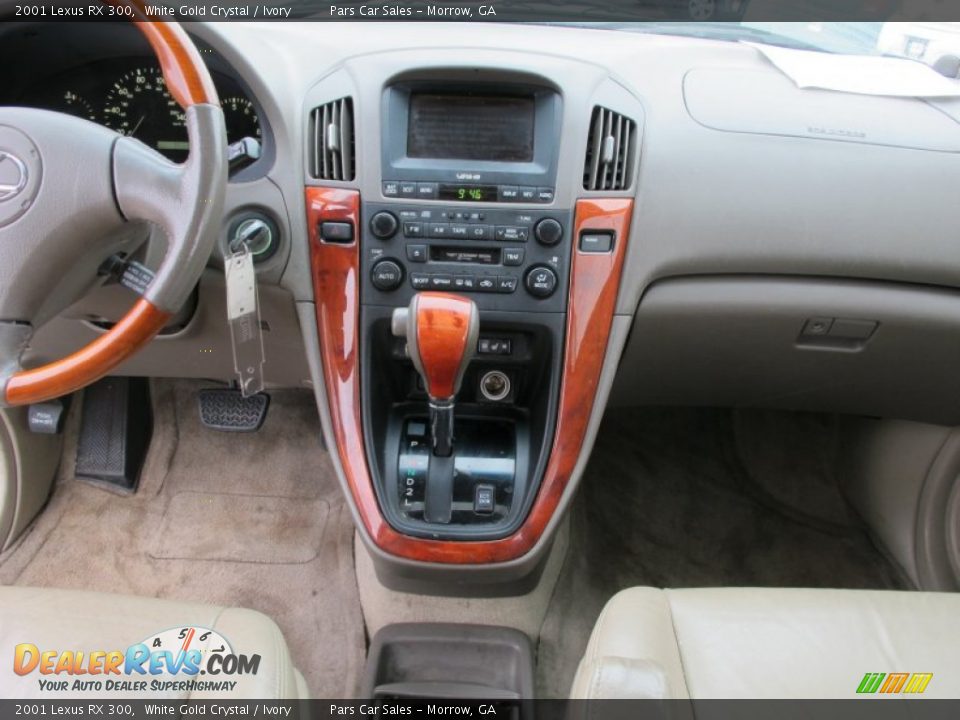2001 Lexus RX 300 White Gold Crystal / Ivory Photo #12