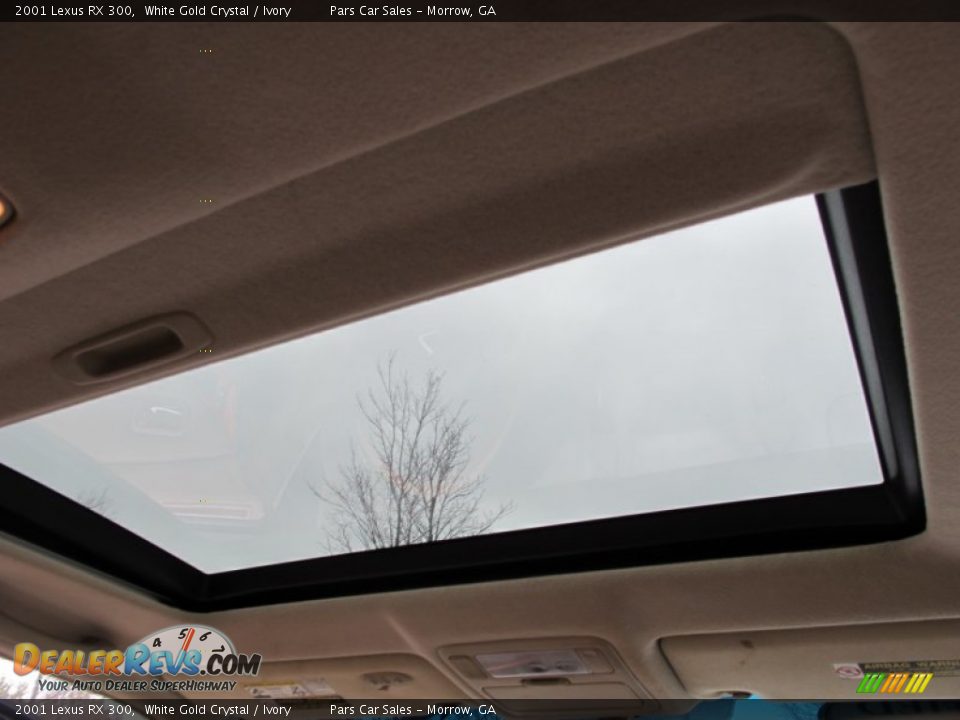 2001 Lexus RX 300 White Gold Crystal / Ivory Photo #14