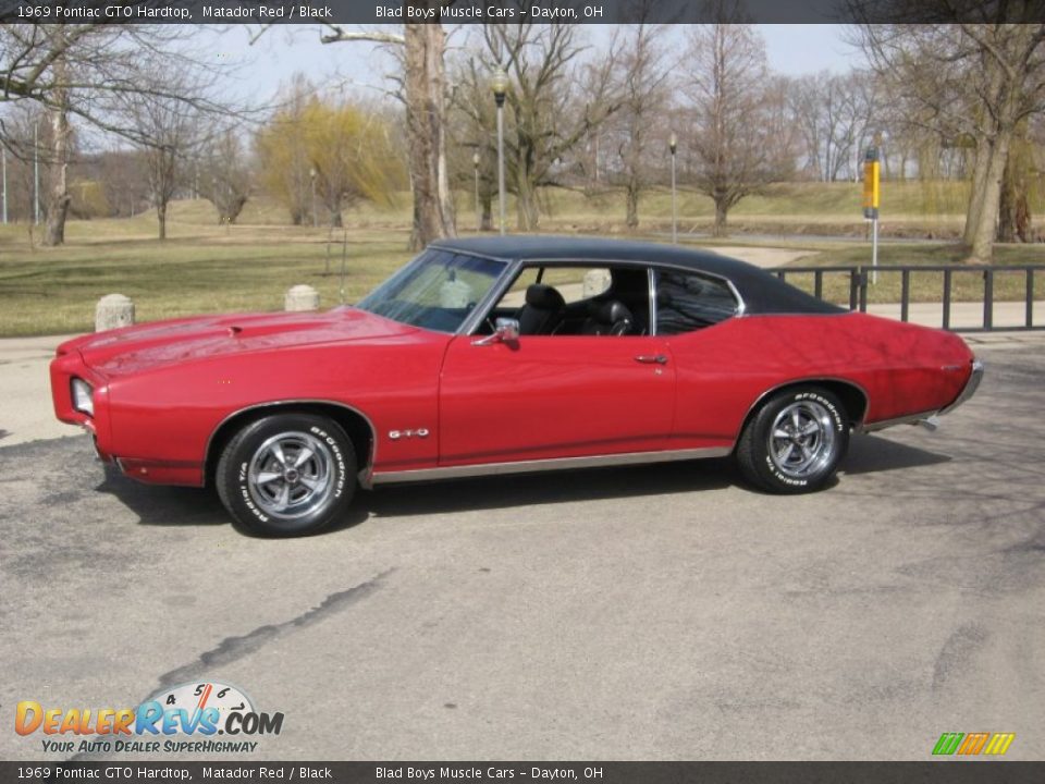 Matador Red 1969 Pontiac GTO Hardtop Photo #2