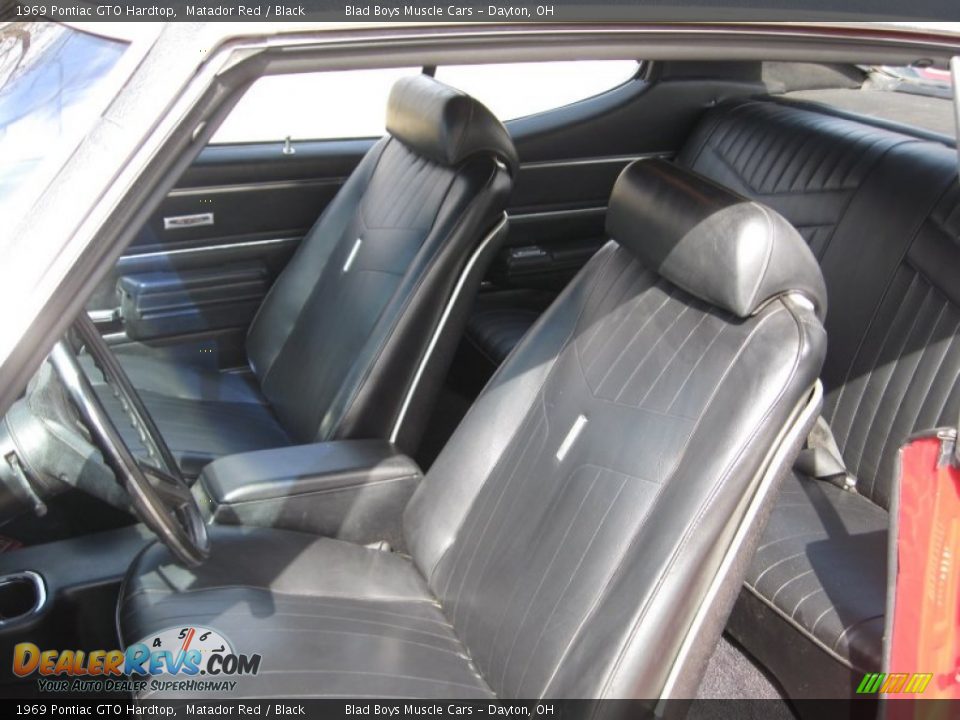 Black Interior - 1969 Pontiac GTO Hardtop Photo #16