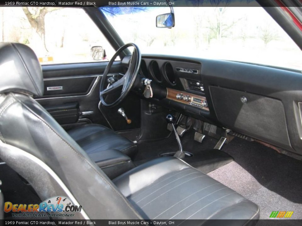 Black Interior - 1969 Pontiac GTO Hardtop Photo #23