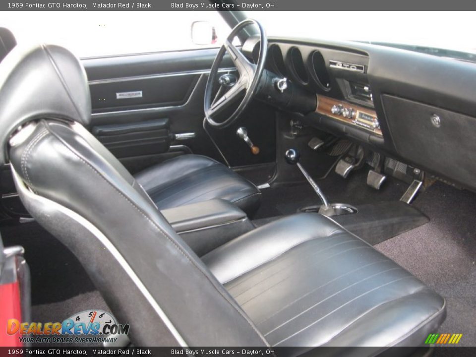 Black Interior - 1969 Pontiac GTO Hardtop Photo #24