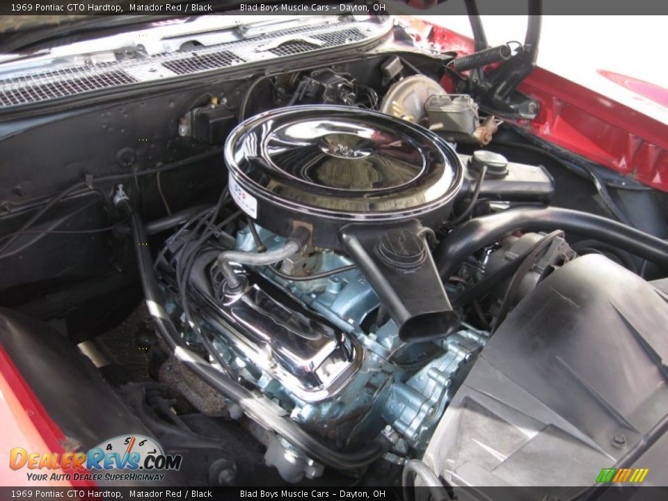 1969 Pontiac GTO Hardtop 400 cid OHV 16-Valve V8 Engine Photo #28