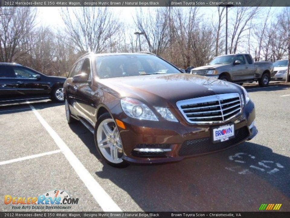 2012 Mercedes-Benz E 350 4Matic Wagon designo Mystic Brown / Natural Beige/Black Photo #1