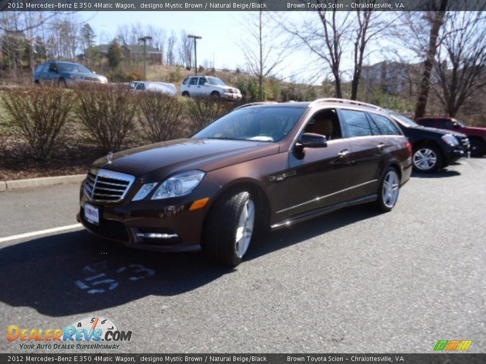 2012 Mercedes-Benz E 350 4Matic Wagon designo Mystic Brown / Natural Beige/Black Photo #3