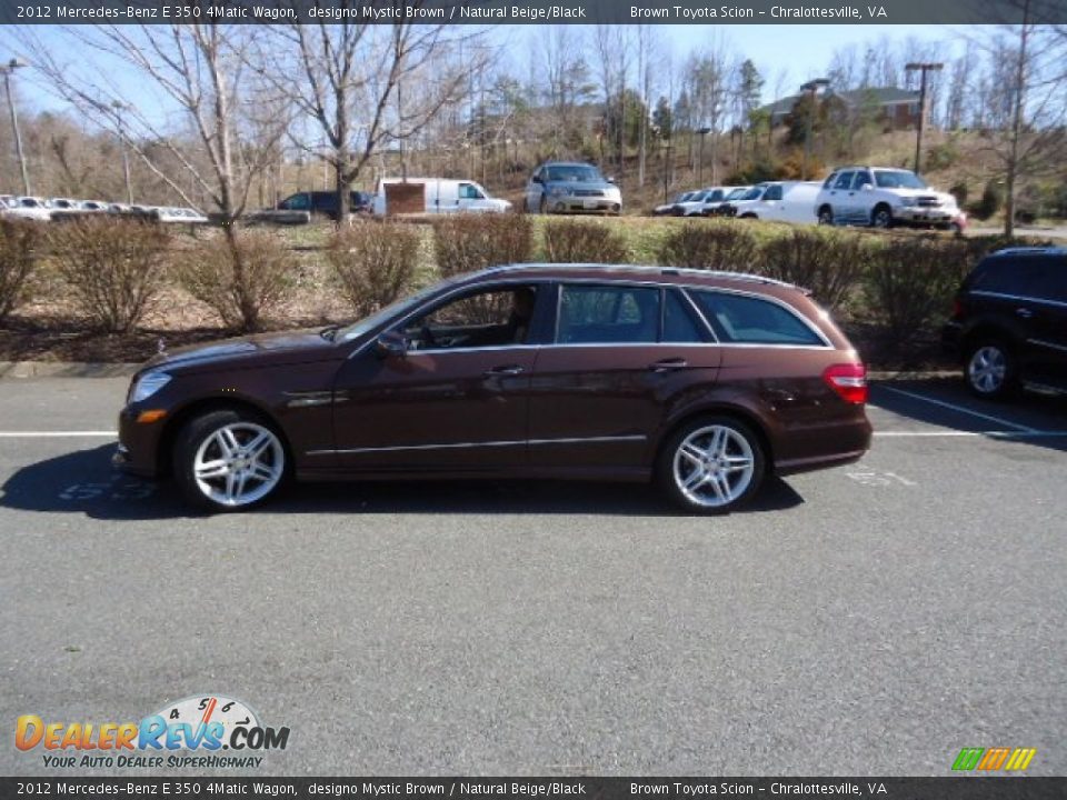 2012 Mercedes-Benz E 350 4Matic Wagon designo Mystic Brown / Natural Beige/Black Photo #4