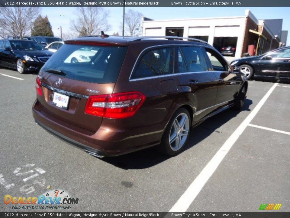 2012 Mercedes-Benz E 350 4Matic Wagon designo Mystic Brown / Natural Beige/Black Photo #7