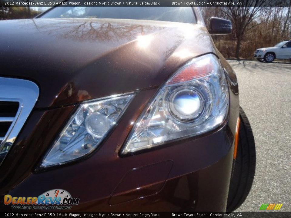 2012 Mercedes-Benz E 350 4Matic Wagon designo Mystic Brown / Natural Beige/Black Photo #13