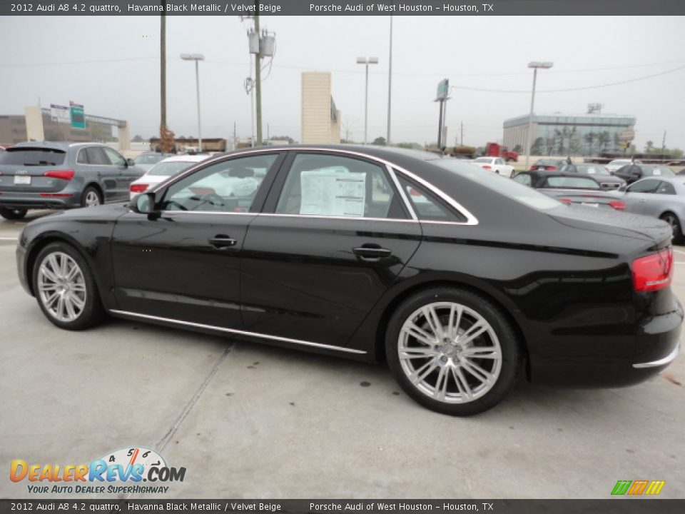 Havanna Black Metallic 2012 Audi A8 4.2 quattro Photo #3