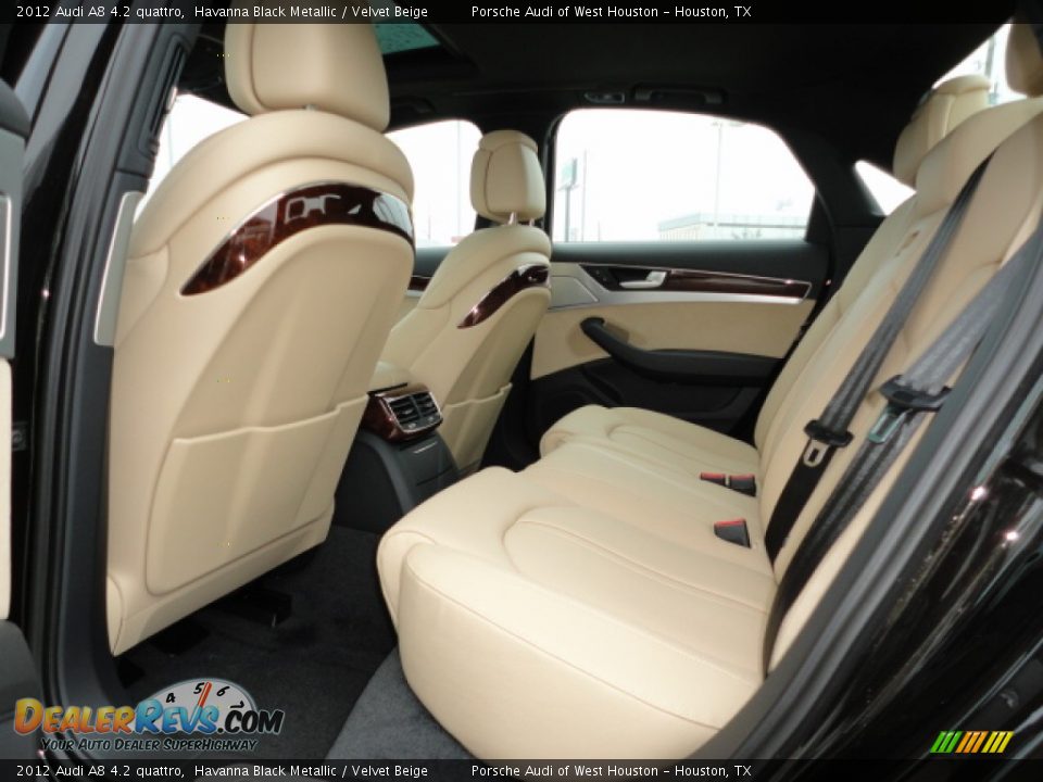 Rear Seat of 2012 Audi A8 4.2 quattro Photo #6