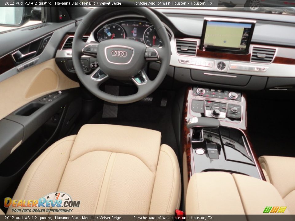 Dashboard of 2012 Audi A8 4.2 quattro Photo #7