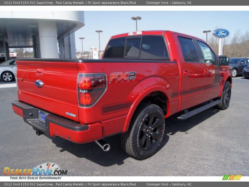 2012 Ford F150 FX2 SuperCrew Red Candy Metallic / FX Sport Appearance Black/Red Photo #3