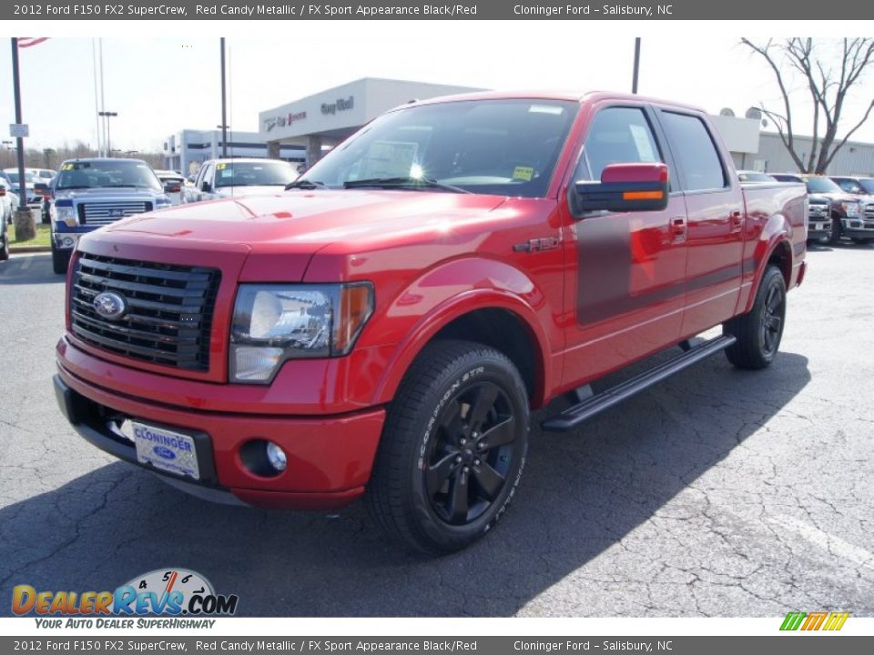 2012 Ford F150 FX2 SuperCrew Red Candy Metallic / FX Sport Appearance Black/Red Photo #6