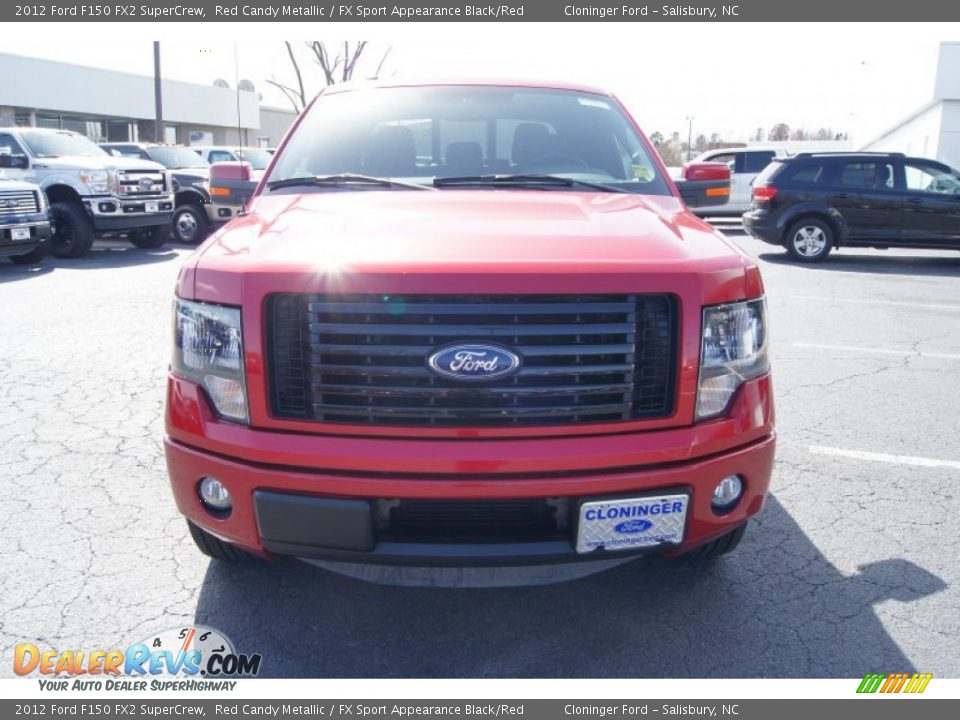 2012 Ford F150 FX2 SuperCrew Red Candy Metallic / FX Sport Appearance Black/Red Photo #7