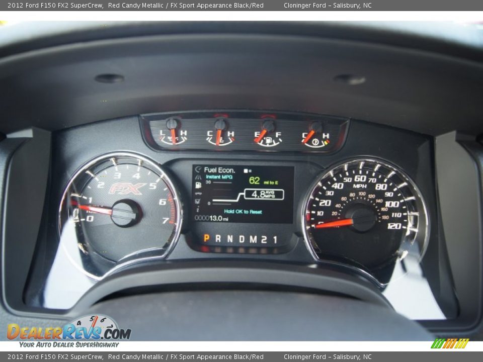 2012 Ford F150 FX2 SuperCrew Gauges Photo #27