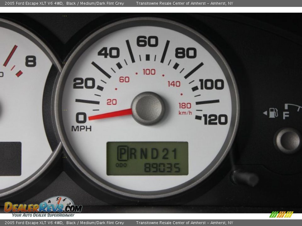 2005 Ford Escape XLT V6 4WD Black / Medium/Dark Flint Grey Photo #3