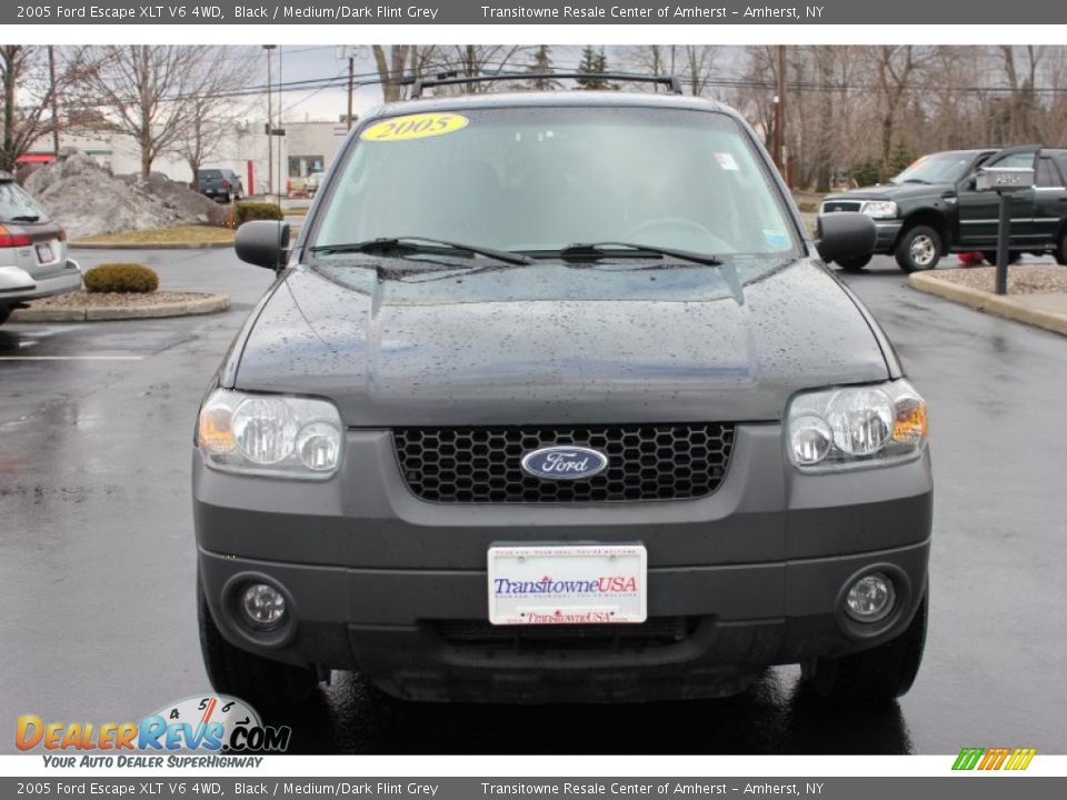 2005 Ford Escape XLT V6 4WD Black / Medium/Dark Flint Grey Photo #19