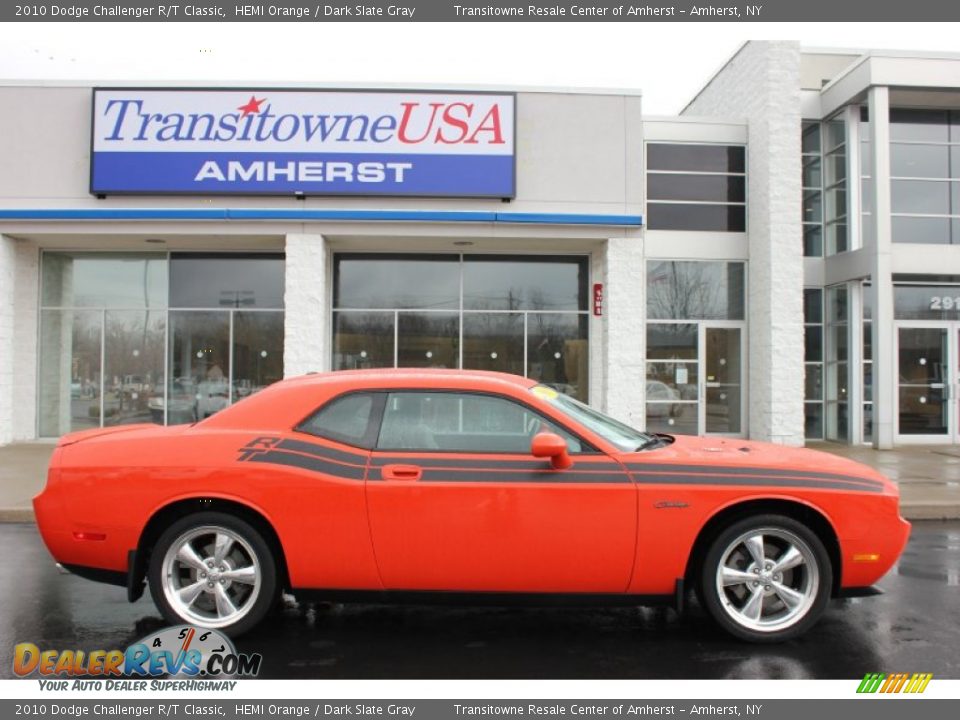 2010 Dodge Challenger R/T Classic HEMI Orange / Dark Slate Gray Photo #4