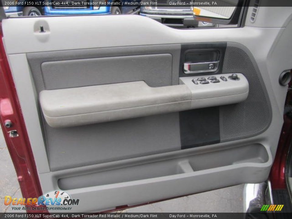 2006 Ford F150 XLT SuperCab 4x4 Dark Toreador Red Metallic / Medium/Dark Flint Photo #8