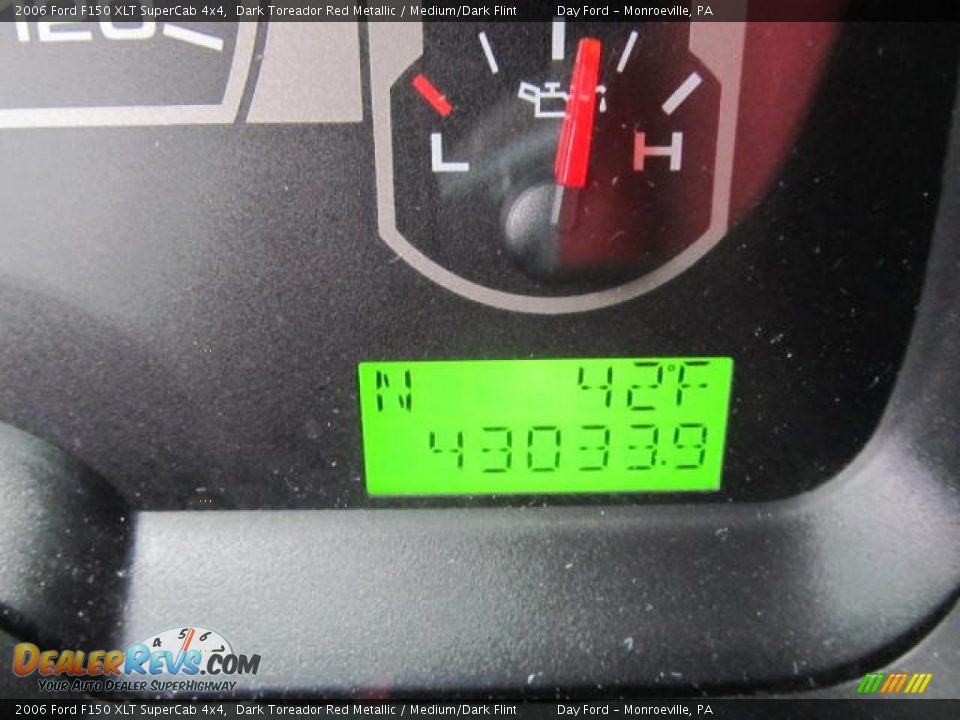 2006 Ford F150 XLT SuperCab 4x4 Dark Toreador Red Metallic / Medium/Dark Flint Photo #15