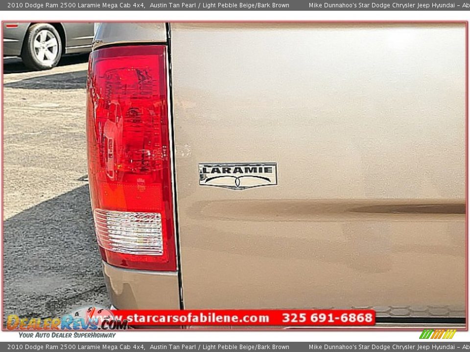 2010 Dodge Ram 2500 Laramie Mega Cab 4x4 Austin Tan Pearl / Light Pebble Beige/Bark Brown Photo #5