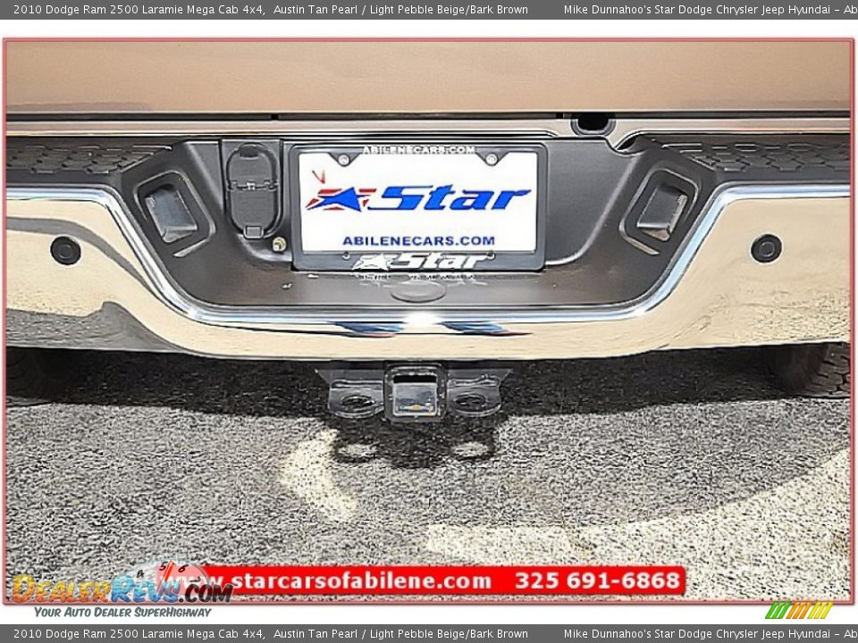 2010 Dodge Ram 2500 Laramie Mega Cab 4x4 Austin Tan Pearl / Light Pebble Beige/Bark Brown Photo #7