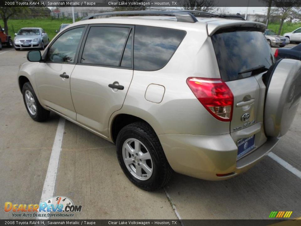 2008 Toyota RAV4 I4 Savannah Metallic / Taupe Photo #5