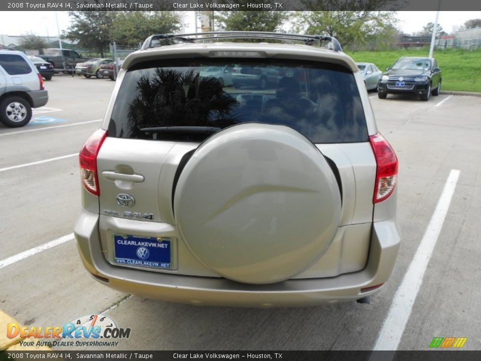 2008 Toyota RAV4 I4 Savannah Metallic / Taupe Photo #6
