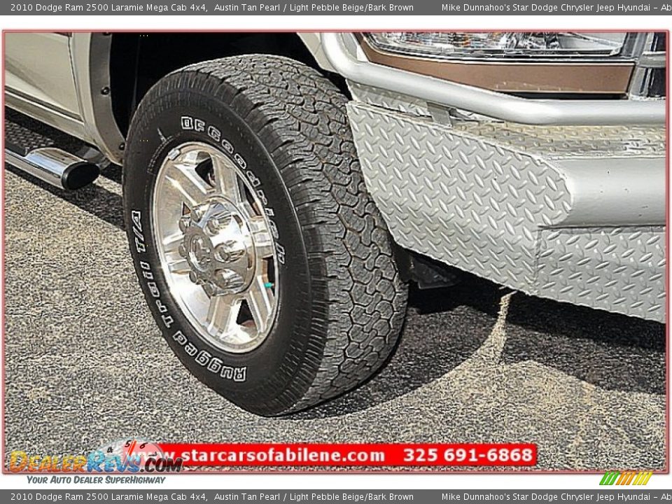 2010 Dodge Ram 2500 Laramie Mega Cab 4x4 Austin Tan Pearl / Light Pebble Beige/Bark Brown Photo #14