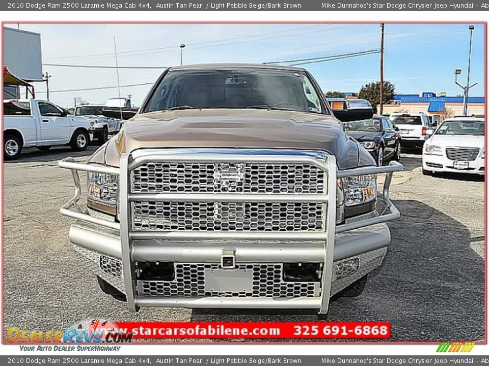 2010 Dodge Ram 2500 Laramie Mega Cab 4x4 Austin Tan Pearl / Light Pebble Beige/Bark Brown Photo #15