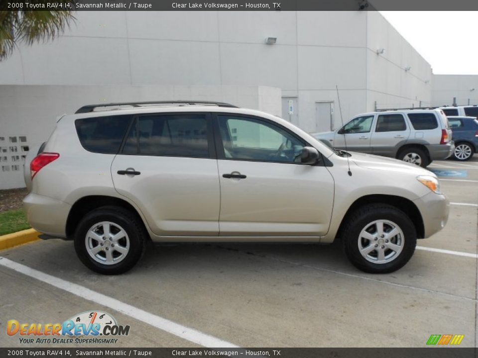 Savannah Metallic 2008 Toyota RAV4 I4 Photo #8