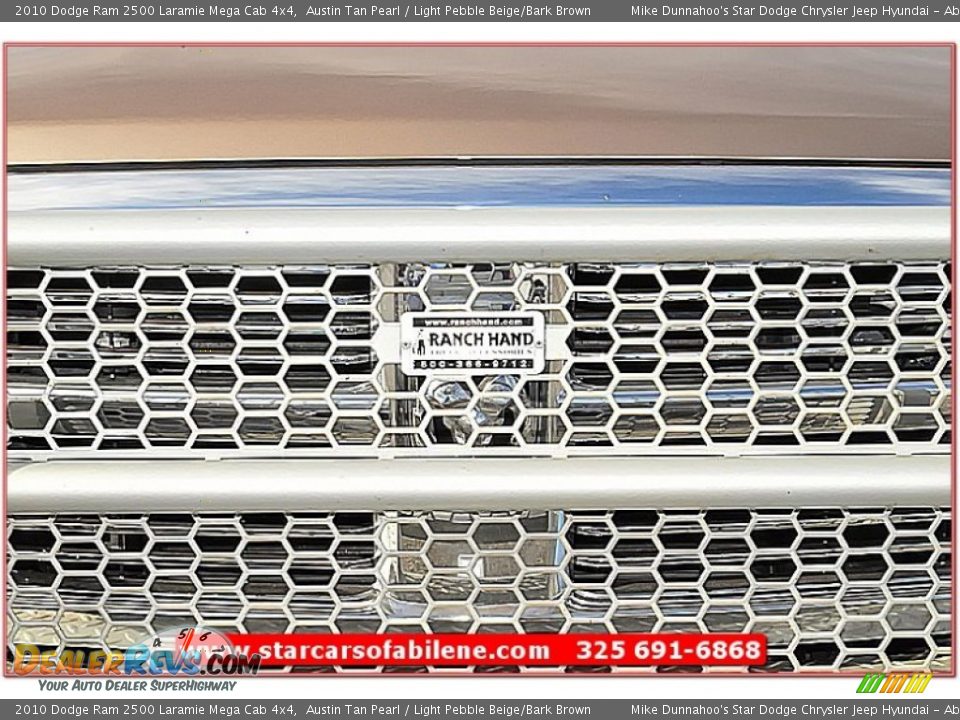 2010 Dodge Ram 2500 Laramie Mega Cab 4x4 Austin Tan Pearl / Light Pebble Beige/Bark Brown Photo #16
