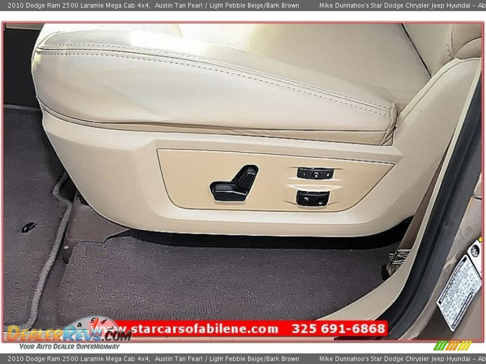 2010 Dodge Ram 2500 Laramie Mega Cab 4x4 Austin Tan Pearl / Light Pebble Beige/Bark Brown Photo #19