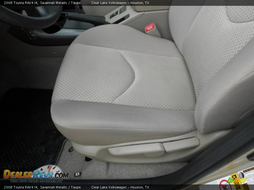 2008 Toyota RAV4 I4 Savannah Metallic / Taupe Photo #14